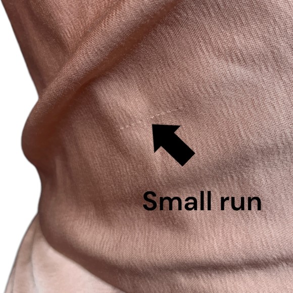 NWT Significant Other Aria Gathered Satin Maxi Dress in Nougat Size 8 Slit Hem - Picture 12 of 12